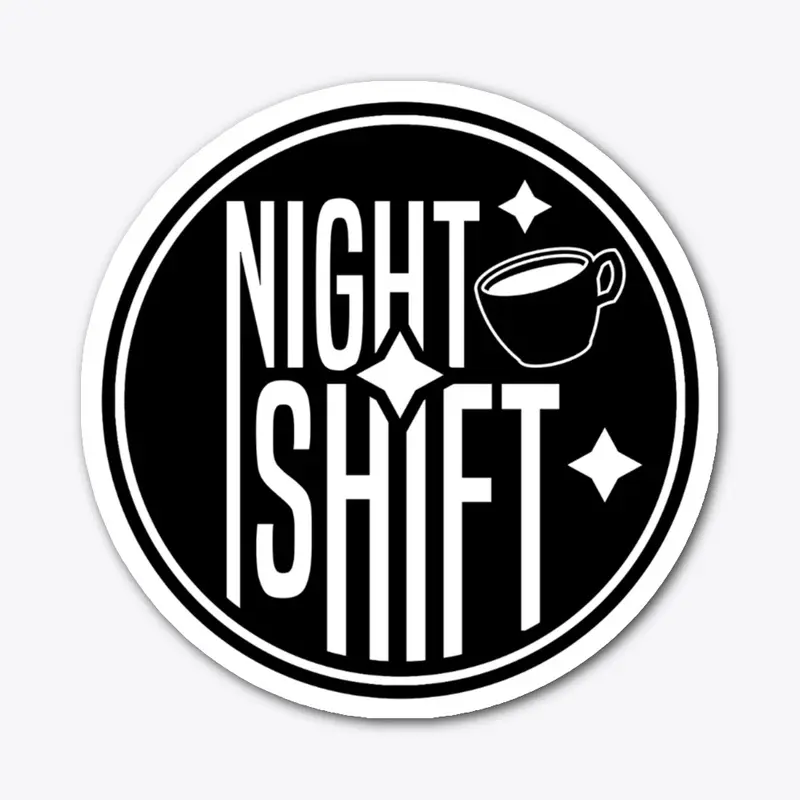 Night Shift Logo Sticker